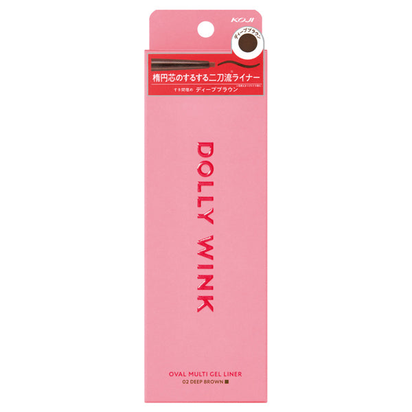Dolly Wink Oval Multi Gel Liner, 02 Deep Brown, 0.10g