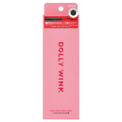Dolly Wink Oval Multi Gel Liner, 01 Natural Black, 0.10g