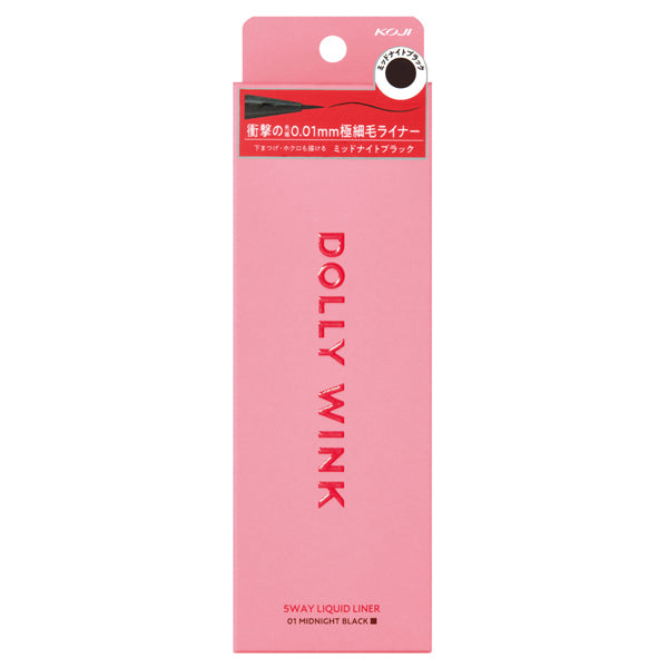Dolly Wink 5WAY Liquid Liner, 01 Midnight Black, 0.63ml
