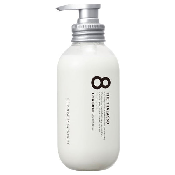 Eight the Thalasso Moist Shampoo & Treatment Set with Brush, 475ml, 475ml, 1 piece