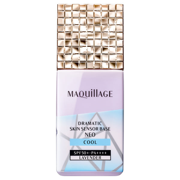MAQuillAGE Dramatic Skin Sensor Base NEO Cool, SPF50+ PA++++, Lavender, 25ml, Subtle Citrus Floral Scent