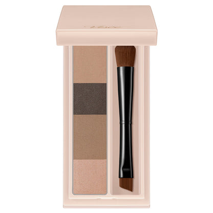 VISEE Fluff Design Eyebrow Powder, BR-3 Ash Brown, 3.4g, Fragrance-free