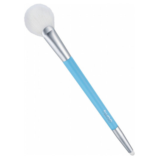 Feather-like dual highlighter brush, W10mm x H112mm