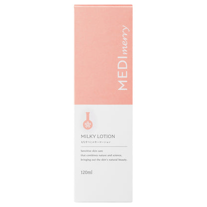 Soft and smooth milky lotion, 120ml, Sakura herb scent