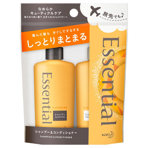 Essential Moist & Smooth Shampoo & Conditioner Mini Set, 90ml (Floral Bouquet)