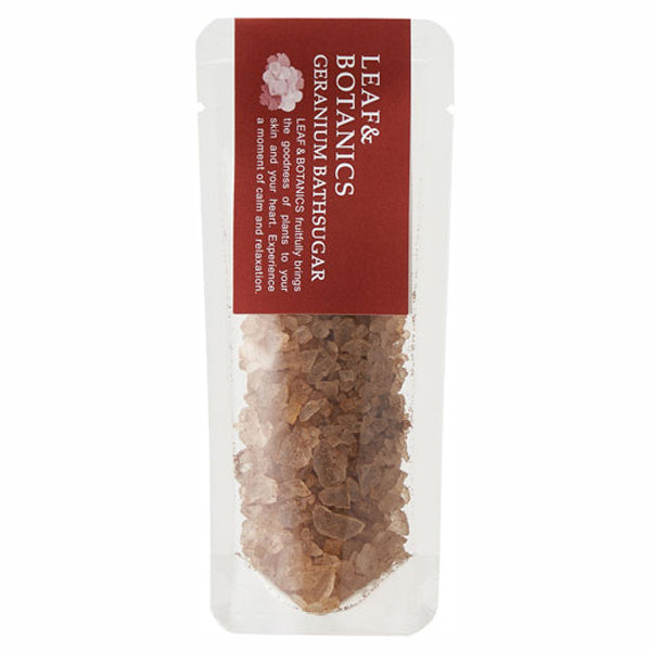 LEAF & BOTANICS Bath Sugar Geranium, 40g