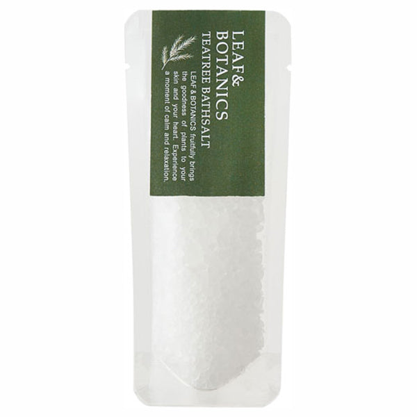 LEAF & BOTANICS Bath Salt Tea Tree, 40g