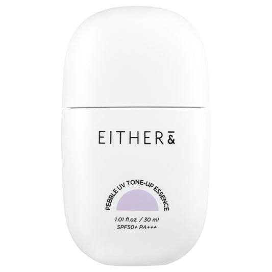 EITHER＆ Pebble UV Tone-up Essence (02 PURE LAVENDER), 30ml