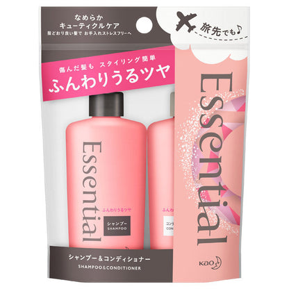 Essential Soft & Shiny Shampoo & Conditioner Mini Set, 90ml (Floral Bouquet)