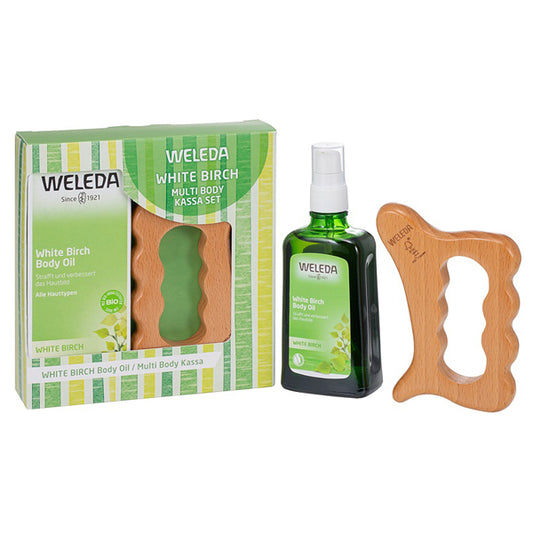 Weleda White Birch Multi-Body Guasha Set, 100ml