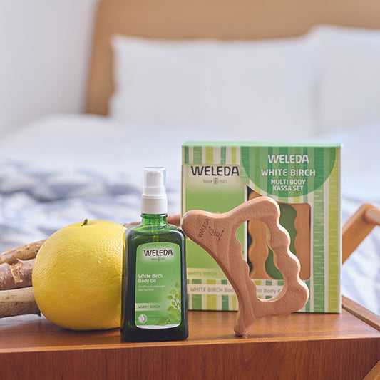 Weleda White Birch Multi-Body Guasha Set, 100ml