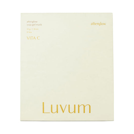 LUVUM Afterglow Yuja Gel Mask, 5 Pack