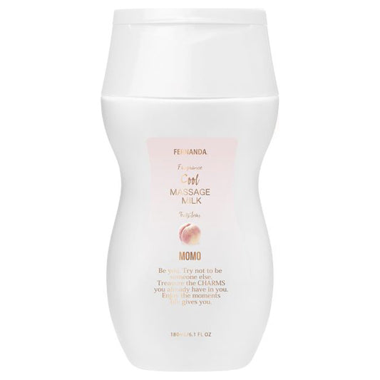 FERNANDA Fragrance Cool Massage Milk, 180ml, Peach