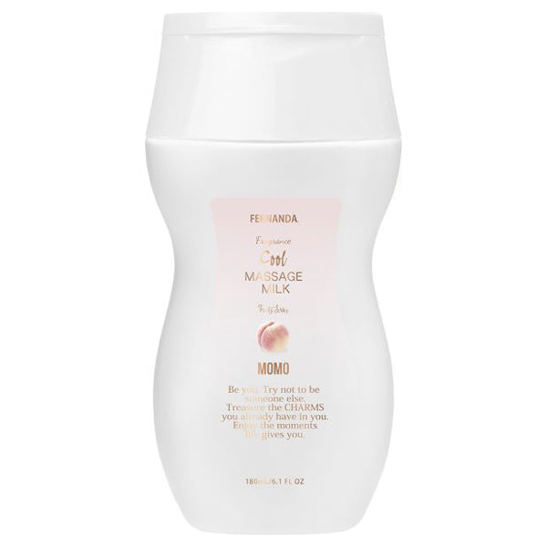 FERNANDA Fragrance Cool Massage Milk, 180ml (Peach)