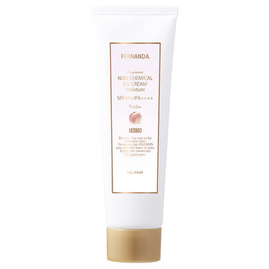 FERNANDA Fragrance Non-Chemical UV Cream (SPF50 ), 80g (Peach)