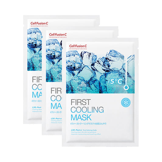 Cell Fusion C First Cooling Mask, 3 sheets