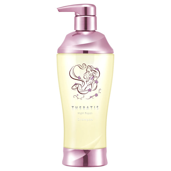 mixim Ceratis Night Repair Triple Set, Rapunzel, 435ml, 435g, 130g, Twilight Floral Aroma