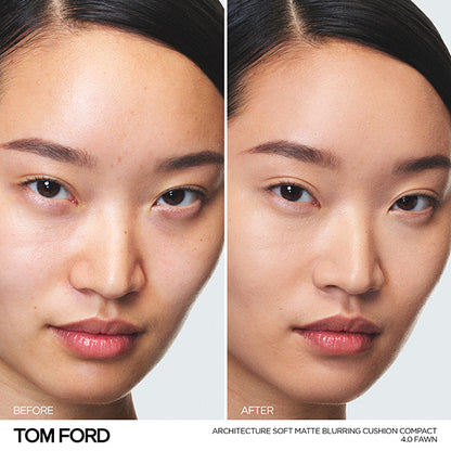 Tom Ford Beauty Architecture Soft Matte Blurring Cushion Foundation, SPF40, Refill, Fawn, 12g