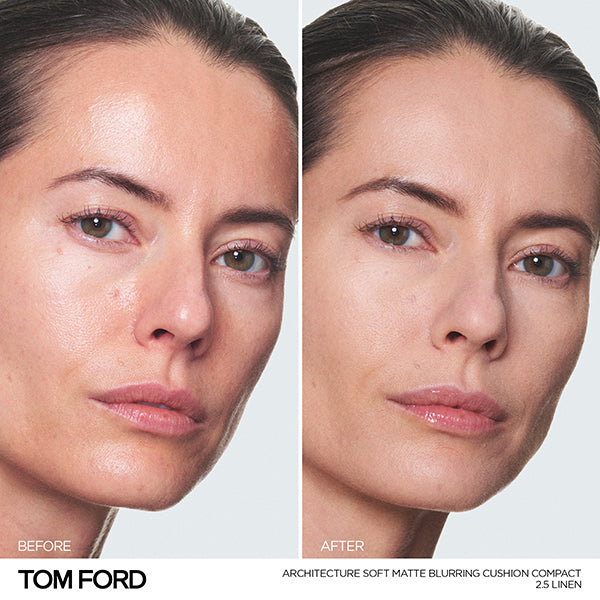 Tom Ford Beauty Architecture Soft Matte Blurring Cushion Foundation, SPF40, Refill, Linen, 12g