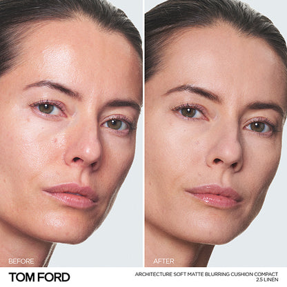 Tom Ford Beauty Architecture Soft Matte Blurring Cushion Foundation, SPF40, Refill, Linen, 12g