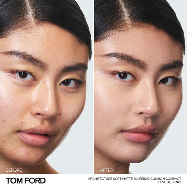 Tom Ford Beauty Architecture Soft Matte Blurring Cushion Foundation, SPF40, Refill, Nude Ivory, 12g