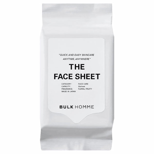 BULK HOMME THE FACE SHEET, 30 sheets