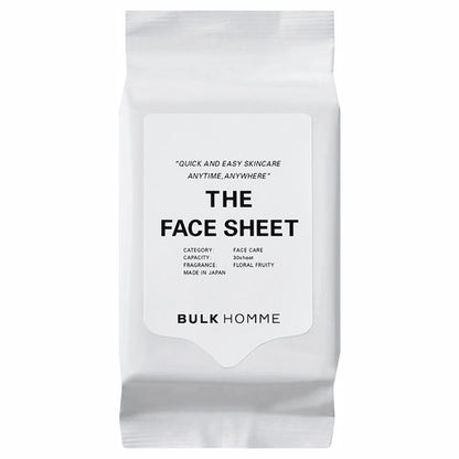 BULK HOMME THE FACE SHEET, 30 sheets