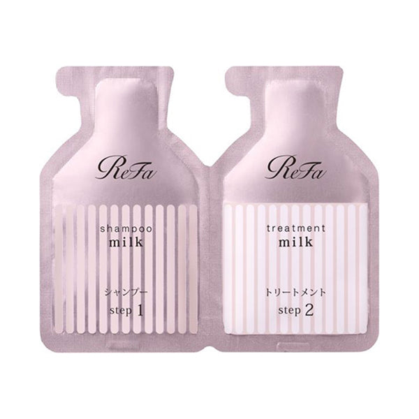 ReFa Milk Protein Shampoo & Treatment Pouch (Pink), 10ml