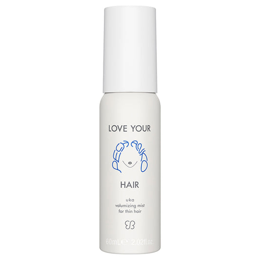 uka LOVE YOUR PECHANKO HAIR volumizing mist for thin hair, 60ml