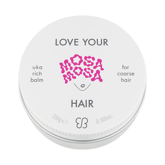 uka LOVE YOUR MOSAMOSA HAIR rich balm for coarse hair, 28g