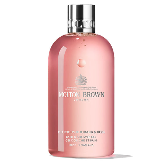 Molton Brown Delicious Rhubarb & Rose Bath & Shower Gel, 300ml