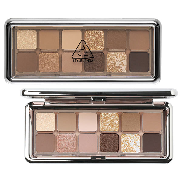 New Take Eyeshadow Palette G, Quiet Brown, 9.9g