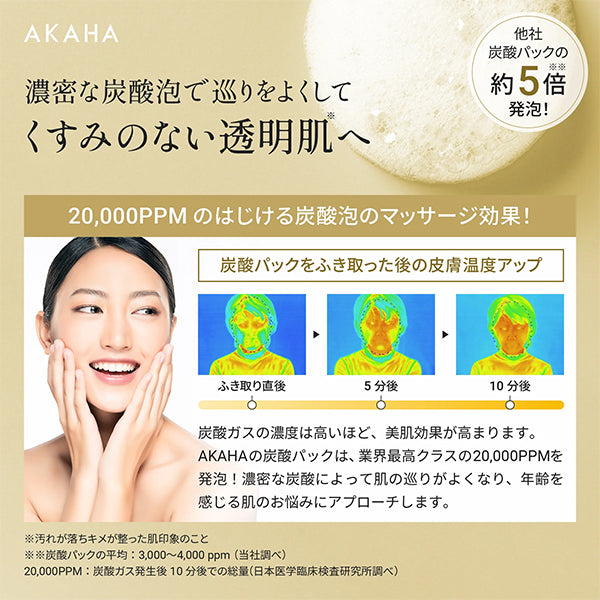 Medicated Whitening C Serum & Rich Carbonated Face Mask 2-pack set, 30ml,  10g x 2 packs