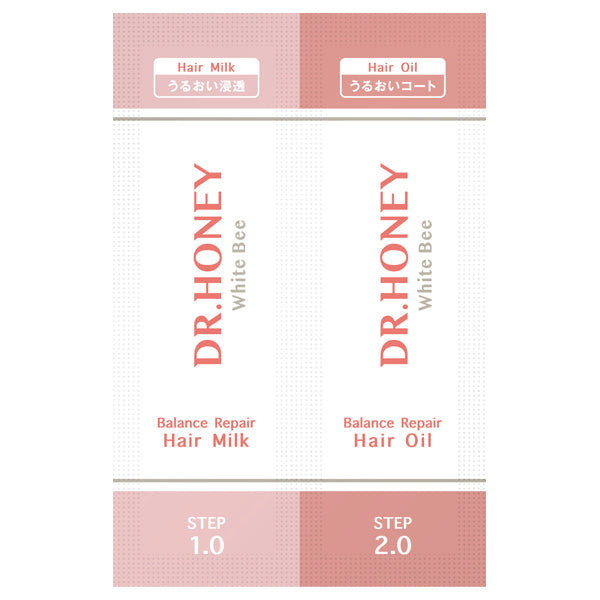 DR.HONEY White Bee Balance Repair Milk Oil Trial Set, 10ml, 10g