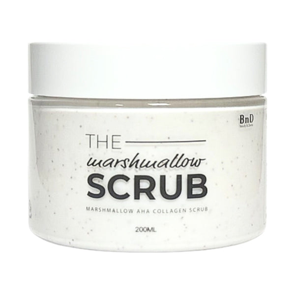 Marshmallow Collagen AHA Scrub, 200ml, Baby Powder