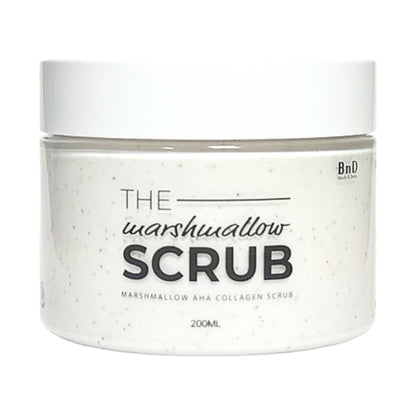 Marshmallow Collagen AHA Scrub, 200ml, Baby Powder