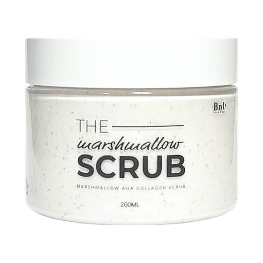 Marshmallow Collagen AHA Scrub, 200ml, Baby Powder