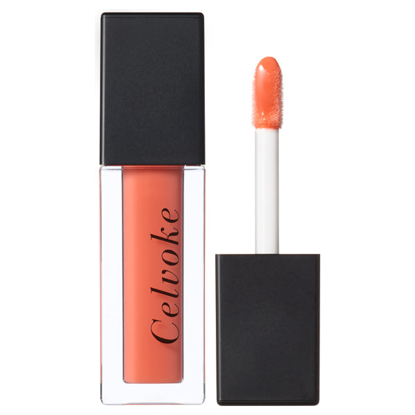Celvoke Moisten Lip Drop, 06 Irony Peach, 3.4g