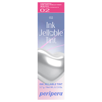 PERIPERA Ink Jellable Tint, 02 Pink Difference, 3.7g