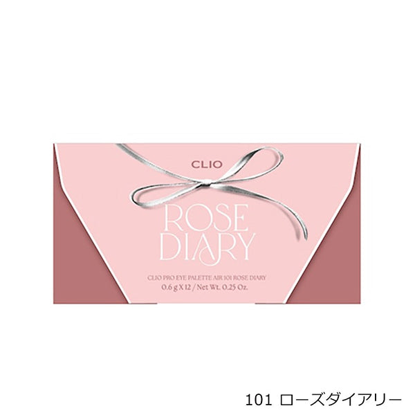 CLIO Pro Eye Palette Air, 101 Rose Diary, 0.6g x 12