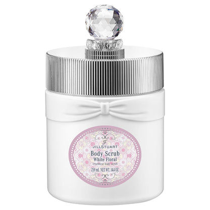JILL STUART White Floral Body Scrub, 410g (White Floral)