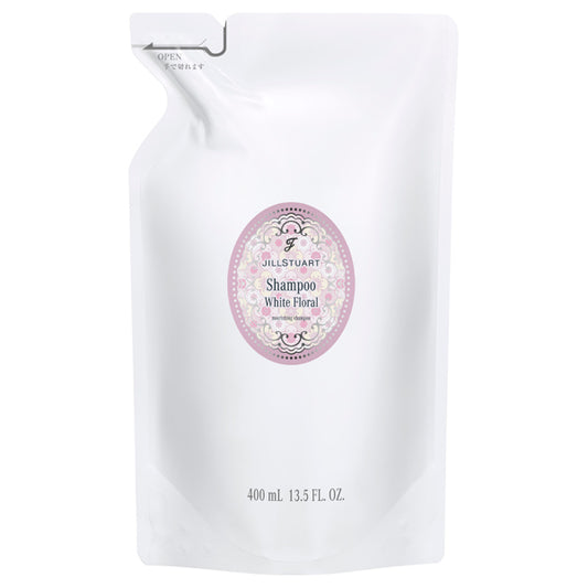 White Floral Shampoo, 400ml, White Floral Scent (Refill)