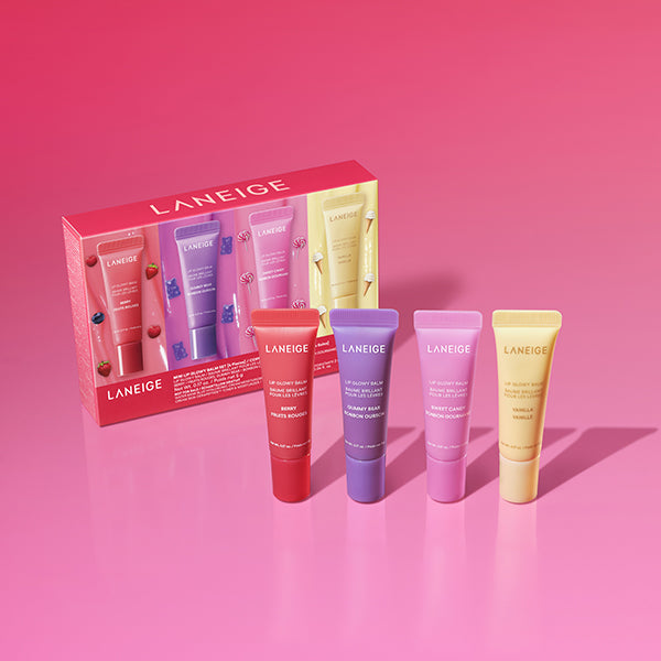 Lip Glow Balm Mini Set, 5g x 4