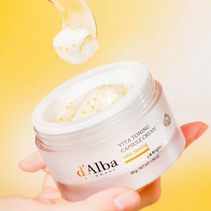d’Alba Vita Toning Capsule Cream, 55g
