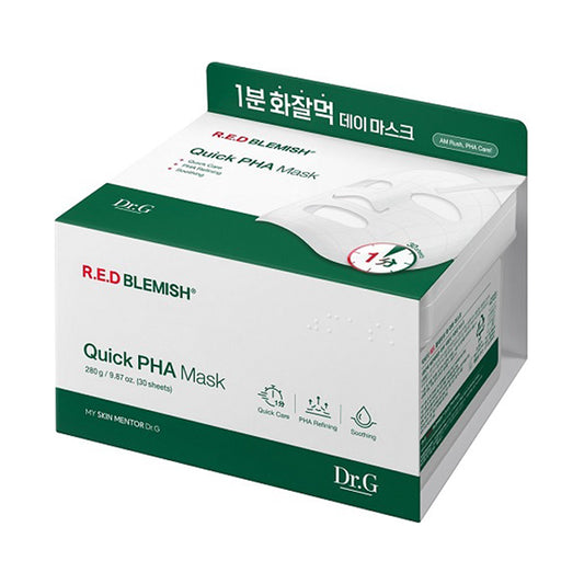 Dr.G R.E.D BLEMISH Quick PHA Mask, 30 sheets