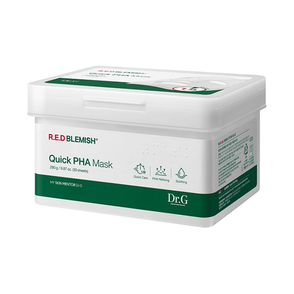 Dr.G R.E.D BLEMISH Quick PHA Mask, 30 sheets