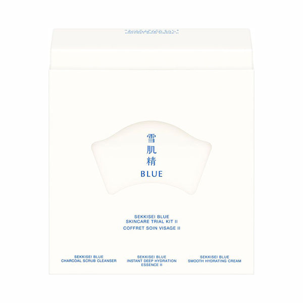 Sekkisei BLUE Skincare Trial Kit II, 40g, 30ml, 12g