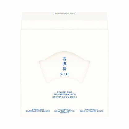 Sekkisei BLUE Skincare Trial Kit II, 40g, 30ml, 12g
