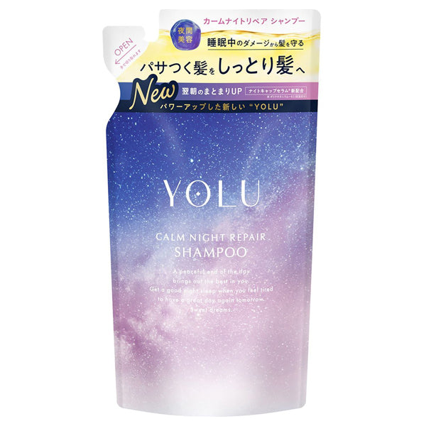 YOLU Calm Night Repair Shampoo Refill, 370ml