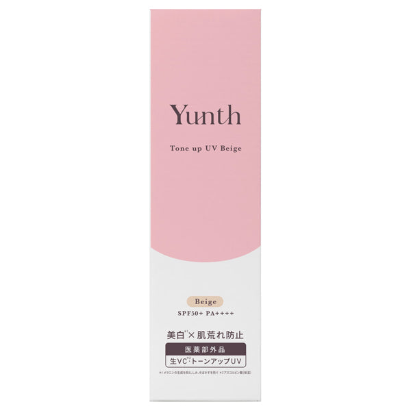 Yunth Raw VC Tone Up UV, SPF50+ PA++++, Beige, 30g